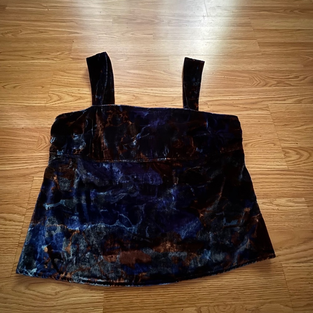 Anthropologie Pilcro Velvet Fly Away Tank Size L